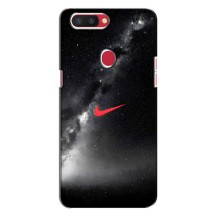 Чехол для Oppo R11s - с принтом Найк (AlphaPrint) (Найк красный)