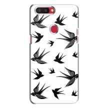 Чехол с птицами на Oppo R11s (VPrint) (Ласточки)