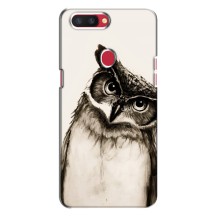 Чехол с птицами на Oppo R11s (VPrint) (Сова)