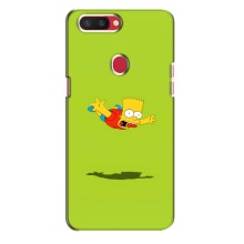 Чехол с Симпсонами для Oppo R11s (VPrint) (Барт Симпсон)