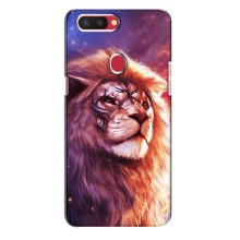 Чехол со Львом для Oppo R11s (VPrint) (Красочный Лев)