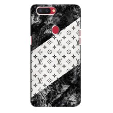 Чехол Стиль Louis Vuitton на Oppo R11s (LV на белом)