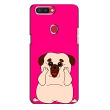 Чохол (ТПУ) Милі песики для Oppo R11s (Веселий Мопсік)