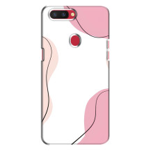 Чохол квітковий дизайн для Oppo R11s – Рожевий фон