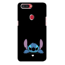 Чехол с принтом Стич на Oppo R11s – Стич на черном