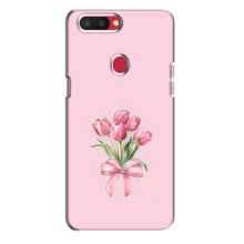 Чехол с розовым рисунком для Oppo R11s (Букет цветов)