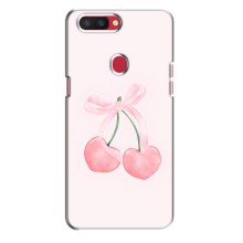 Чехол с розовым рисунком для Oppo R11s (Розовые вишни)