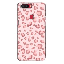 Чехол с розовым рисунком для Oppo R11s (Розовый леопард)