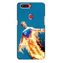 Чехол с принтом Фантастическая четверка для Oppo R11s – Человек-Факел