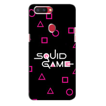 Чехол Гра в кальмара для Oppo R11s – Логотип игры кальмара