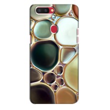 Мраморный чехол на Oppo R11s (VPrint) (Радужный Мрамор)