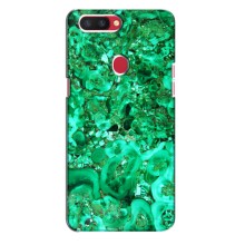 Мраморный чехол на Oppo R11s (VPrint) (Салатный Мрамор)