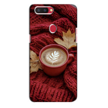 Чехол с уникальным дизайном «Осень с кофе» для Oppo R11s – Кофе на пледе
