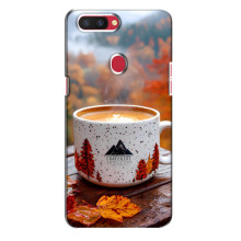 Чехол с уникальным дизайном «Осень с кофе» для Oppo R11s – Кофе на природе