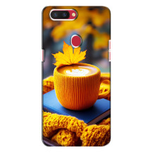 Чехол с уникальным дизайном «Осень с кофе» для Oppo R11s – Кофе с жёлтым