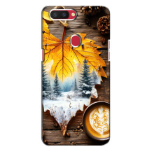 Чехол с уникальным дизайном «Осень с кофе» для Oppo R11s – Осенне-зимнее кофе