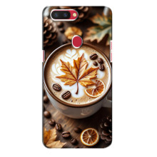 Чехол с уникальным дизайном «Осень с кофе» для Oppo R11s – Пряный кофе