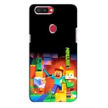 Чехлы для Oppo R11s (Персонажи Майн Крафт) – Герой Майнкрафт