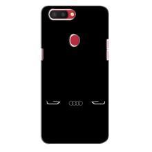 Силиконовый бампер с картинкой машины на Oppo R11s (Силует Audi)