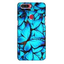 Силиконовый бампер с картинкой животных для Oppo R11s (Крылья бабочек)