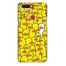 Силиконовый бампер с картинкой животных для Oppo R11s (Особенный)