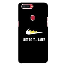 Силиконовый Чехол на Oppo R11s с картинкой Nike – Later