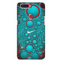 Силиконовый Чехол на Oppo R11s с картинкой Nike (Найк зеленый)