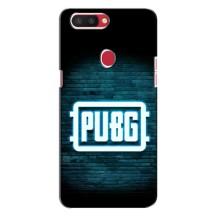 Чехол (TPU) с картинкой "Лого Пабг" на Оппо Р11с (Лого PUBG)