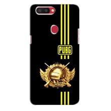 Чехол (TPU) с картинкой "Лого Пабг" на Оппо Р11с (Лого PUPG)