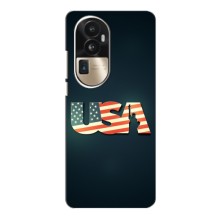 Чохол Прапор USA для Oppo Reno 10 (CHINA) – USA