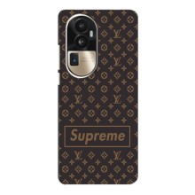 Чеохол для Oppo Reno 10 (CHINA) з картинкою Supreme (AlphaPrint) – Supreme LV