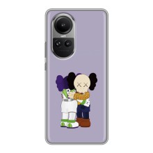 Чохли для Oppo Reno 10 Pro (CHINA) - Bearbrick Louis Vuitton (PREMIUMPrint) (Дружба Беарбрік)