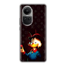 Чехли для Oppo Reno 10 Pro (CHINA) - Скрудж МакДак Louis Vuitton (PREMIUMPrint) (Скрудж з ботліантом)