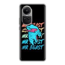 Чохли Містер Біст для OPPO Reno 10 Pro (КИТАЙ) – logo Mr beast