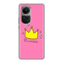 Чохол з картинкою (Стильні) OPPO Reno 10 Pro (КИТАЙ) - (AlphaPrint) (Princess)