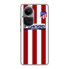 Чехлы для Oppo Reno 10 Pro (VPrint) - Футбольные клубы (Atletico)
