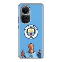 Чехлы с футболистом Ерлинг Холанд для Oppo Reno 10 Pro (AlphaPrint) (Холанд Манчестер Сити)