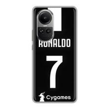 Чехол Криштиану Роналду для Oppo Reno 10 Pro (AlphaPrint) (RONALDO 7)