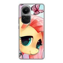 Чехол для Оппо Рено 10 Про - (Единорожки - Новинки) (AlphaPrint) – Племя единорогов