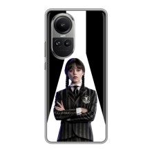 Чехлы Венсдей на Oppo Reno 10 Pro Уэнсдей (AlphaPrint) (W-Wednesday)