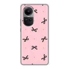 Чохол банти для Oppo Reno 10 Pro – Чорні бантики