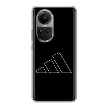 Чохол з картинкою Адідас на OPPO Reno 10 Про – Лого Адідас