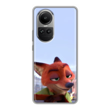 Чохол Зоотрополіс на Oppo Reno 10 Pro – Лис Нік