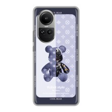 Круті Чохли Луі Віттон для Oppo Reno 10 Pro (AlphaPrint) (Медведик LV)