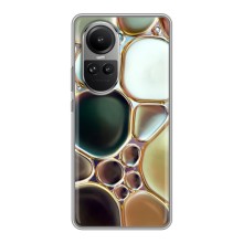 Мраморный чехол на Oppo Reno 10 Pro (VPrint) (Радужный Мрамор)