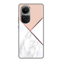 Мраморный чехол на Oppo Reno 10 Pro (VPrint) (Тройной мрамор)