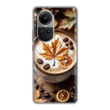 Чохол з унікальним дизайном 'Осінь з кавою' для Oppo Reno 10 Pro – Пряна кава