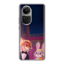 Силіконовий чохол з принтом Зоотрополіс для Oppo Reno 10 Pro – Головні герої
