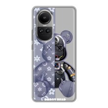 Силіконовий чохол для Oppo Reno 10 Pro (Ведмідь Louis Vuitton)