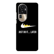 Силиконовый Чехол на Oppo Reno 10 Pro с картинкой Nike (Later)